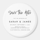 Recherche de ronds mariage magnets Noir et blanc