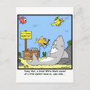 Recherche de requin blanc cartes postales Dessin