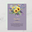 Recherche de lavande florale invitations Fille