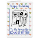 Recherche de réparation de voiture cartes postales Garage