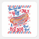 Recherche de hot dog drôle autocollants Drapeau américain