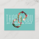 Recherche de remerciements cartes visite Floral