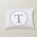 Recherche de pois violet coussins Girl