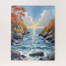 Suche nach sonnenlicht puzzle Fluss