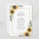 Recherche de tournesols mariage invitations Verdure