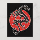 Suche nach schwarzer drache postkarten Mythisch