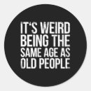 Recherche de personnes âgées autocollants Population âgée