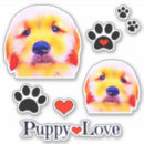 Recherche de pawprint autocollants Chien