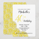 Recherche de tranche de citron invitations Aquarelle