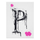 Suche nach letter p poster Schrift