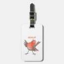 Suche nach rotkehlchen gepäckanhänger Singvogel