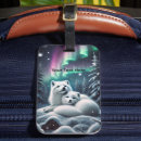 Suche nach nordlichter gepäckanhänger Natur