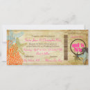 Recherche de paradise invitations Vintage