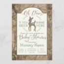 Recherche de camo baby shower invitations Bois