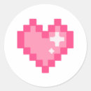 Recherche de coeur pixel autocollants Amour