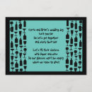 Recherche de partie échantillon de vin invitations Cocktail