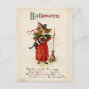 Recherche de chat vintage cartes postales Illustration