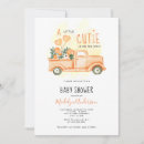 Recherche de camion vintage invitations Baby