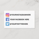 Recherche de twitter cartes visite Social