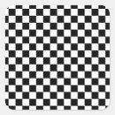 Recherche de damier noir et blanc autocollants À damiers