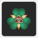 Recherche de trèfles autocollants Irlandais