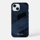 Recherche de peinture abstraite iphone coques Bleu