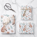 Recherche de petit renard papier cadeau Animal