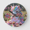 Recherche de licorne kawaii horloges Pour enfants