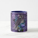 Recherche de hibou vintage tasses Floral