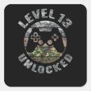 Recherche de niveau autocollants Anniversaire du joueur