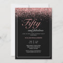 Recherche de rose gold and black invitations Noir