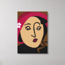 Suche nach dame mit hut leinwandbilder Rot