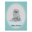 Recherche de loutre mignonne posters Noël