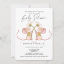 Recherche de jumeau bébé invitations Neutre
