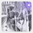 Recherche de beaux de cheval autocollants Hiver