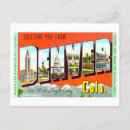 Suche nach denver postkarten Vintag