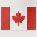 Recherche de drapeau canadien puzzles Feuille