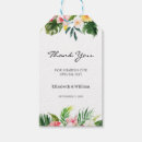 Recherche de tropical étiquettes cadeau Merci