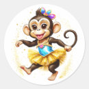 Suche nach niedlicher affe aufkleber Lustig