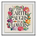 Recherche de typographie florale posters Peinture murale