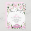 Recherche de papillon baby shower fille invitations Rose et or