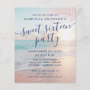 Recherche de beach party invitations Rose