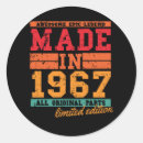 Recherche de 1967 autocollants Rétro