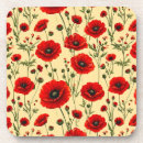 Suche nach mohnblumen untersetzer Sommer