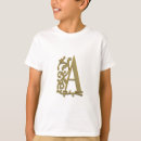 Recherche de lettres arrière tshirts Alphabet