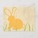 Recherche de herbe verte cartes postales Lapin