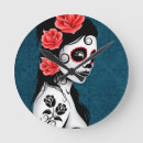 Suche nach day of the dead wanduhren Sugar skull