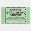 Recherche de humour de batteur autocollants Tambour