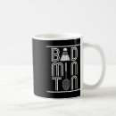 Recherche de raquette de badminton tasses Drôle