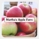 Recherche de pommes rouges autocollants Croustillant